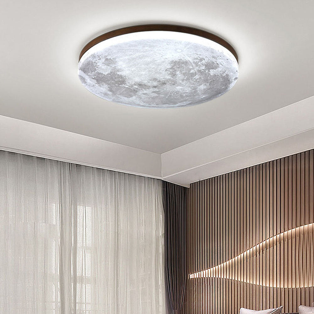 Plafondlamp - Realistische Maanlamp | Zachte LED Verlichting