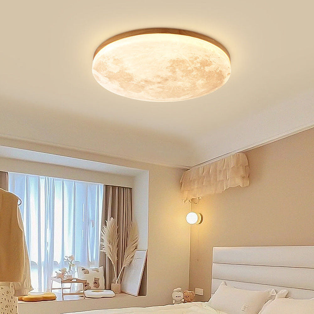 Plafondlamp - Realistische Maanlamp | Zachte LED Verlichting