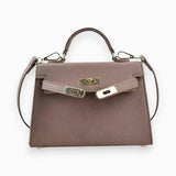 Luxe Handtas - Glanzende Metalen Sluiting