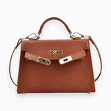 Luxe Handtas - Glanzende Metalen Sluiting