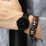 Luxe Quartz Horloge - Minimalistisch Design | Waterdicht