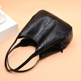 Luxe Leren Schoudertas voor Stijlvolle Vrouwen