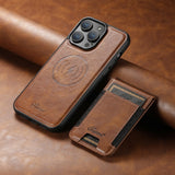 Luxe telefoonhoes - Kaarthouder & Magnetische Standaard