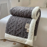 Luxueuze Snuggle Sherpa Deken voor Alle Seizoenen