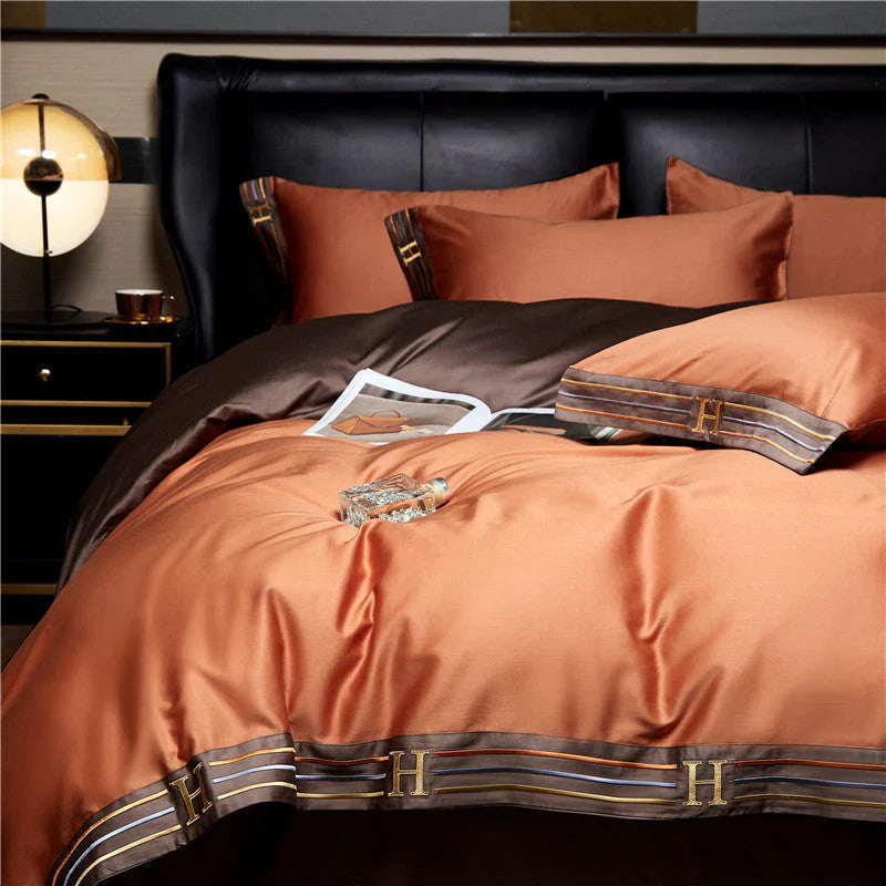 Luxe Satijnen Dekbedovertrek 4-delig Set - OpulenceSleep