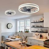 Oberlicht Slimme Plafondventilator – LED Verlichting & Afstandsbediening voor Moderne Comfort