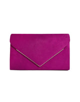 Segreto Suède-stijl Fluwelen Envelop Handtas