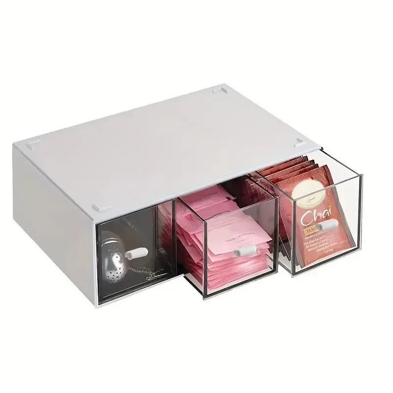 Thee- en Keuken Organizer met Lade - Livvy
