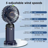 5000mAh Draagbare Ventilator Oplaadbaar