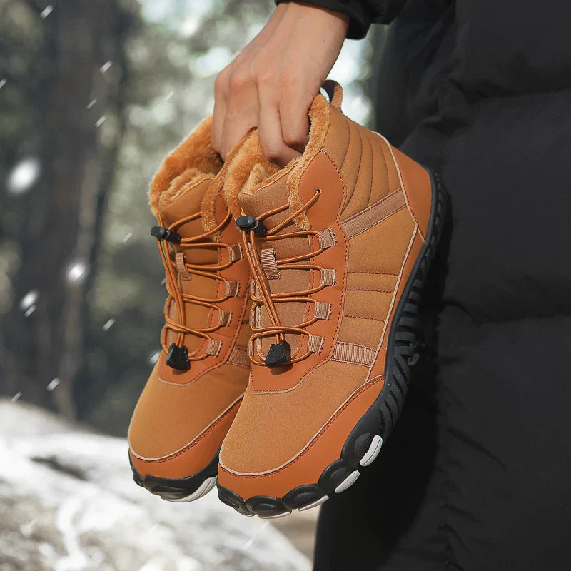 Nortrek High Barefoot Laarzen | Barefoot schoenen | Hoge minimalistische wandelschoenen voor buiten