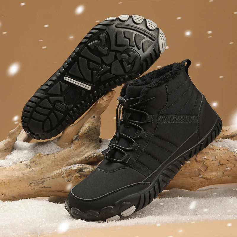 Nortrek High Barefoot Laarzen | Barefoot schoenen | Hoge minimalistische wandelschoenen voor buiten