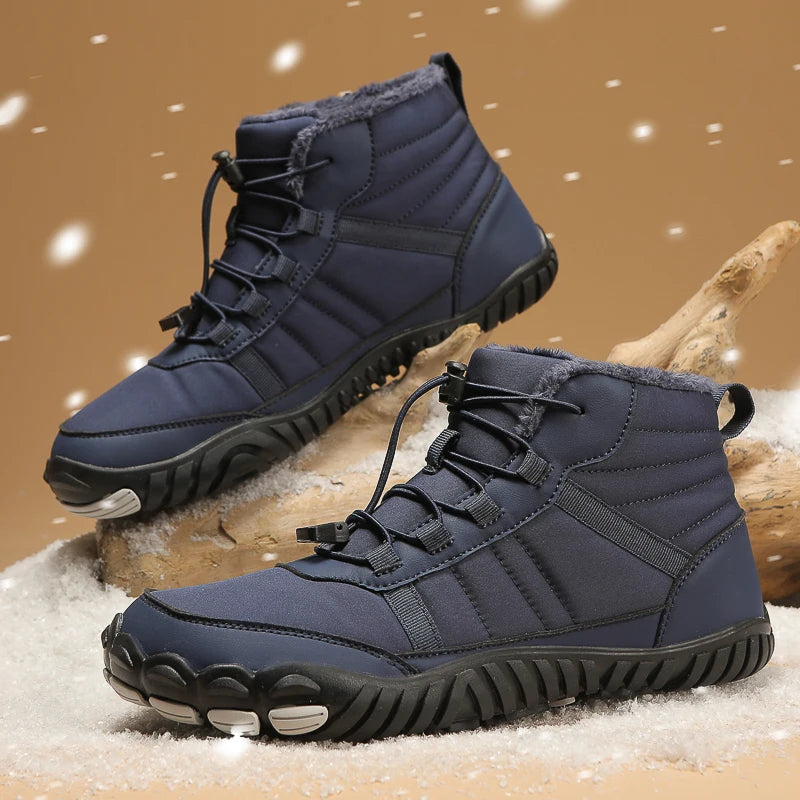 Nortrek High Barefoot Laarzen | Barefoot schoenen | Hoge minimalistische wandelschoenen voor buiten