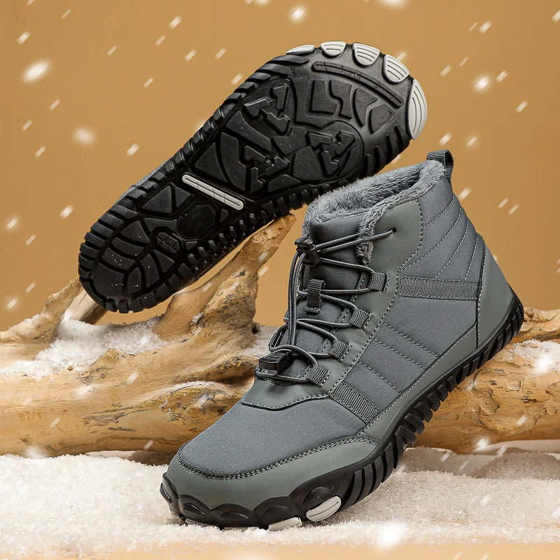 Nortrek High Barefoot Laarzen | Barefoot schoenen | Hoge minimalistische wandelschoenen voor buiten