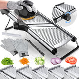 SlicerPro Veiligheidsset | Mandoline met Snijbestendige Handschoenen