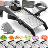 SlicerPro Veiligheidsset | Mandoline met Snijbestendige Handschoenen