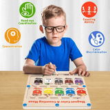 KleurenSort Funboard - Leerzaam en Interactief Kleuren- en Telspel