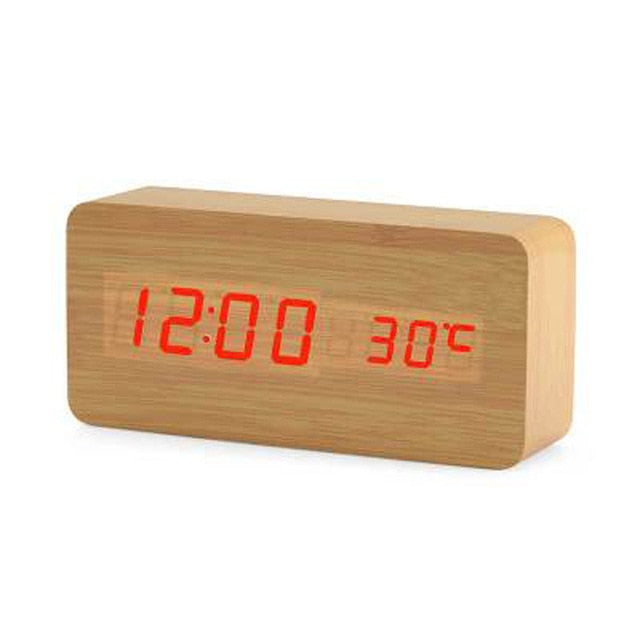 Minimalistische Digitale LED Wekker met Spraakbesturing