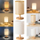 Moderne Houten Nachtkastje Lamp | Dimbaar & Afstandsbediening