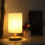 Moderne Houten Nachtkastje Lamp | Dimbaar & Afstandsbediening
