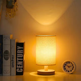 Moderne Houten Nachtkastje Lamp | Dimbaar & Afstandsbediening