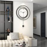 Moderne Minimalistische Metalen Wandklok