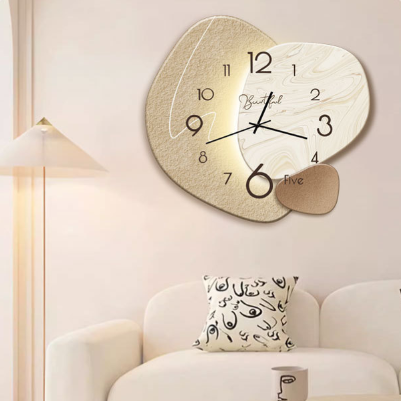Wandklok ElegantTime - Moderne Decoratieve Klok | Luxe Ontwerp