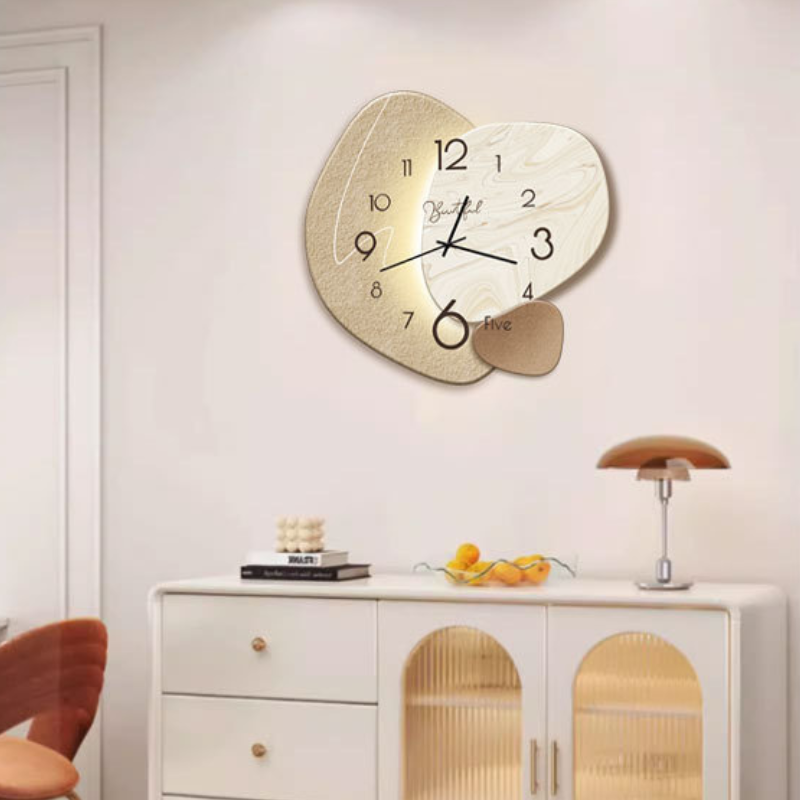 Wandklok ElegantTime - Moderne Decoratieve Klok | Luxe Ontwerp