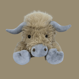 MOOLETTE – Schattige Hoogland Rund Pluche met Gezellig, Knuffelbaar Ontwerp