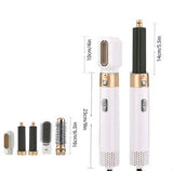 Professionele 5-in-1-haardroger - Innovatieve haardroger met Coanda-effect