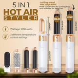 Professionele 5-in-1-haardroger - Innovatieve haardroger met Coanda-effect