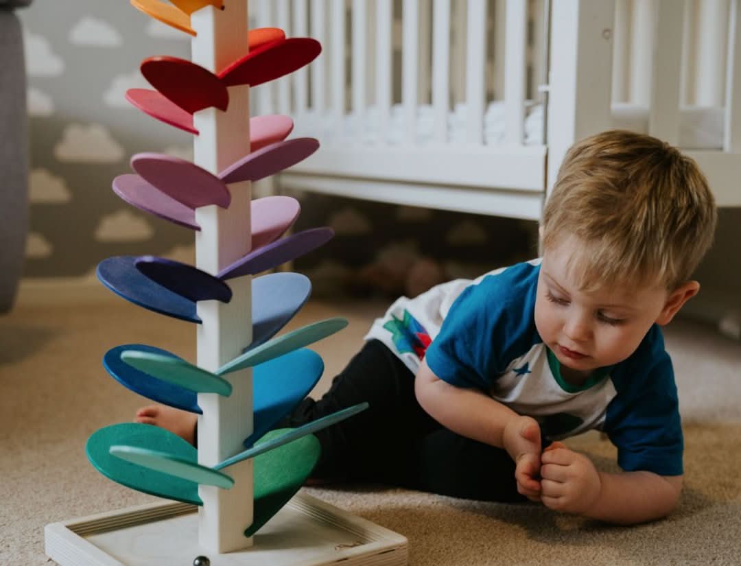 Muzikaal Klankboom van Hout – Leerzaam Spel met Marmergeluiden