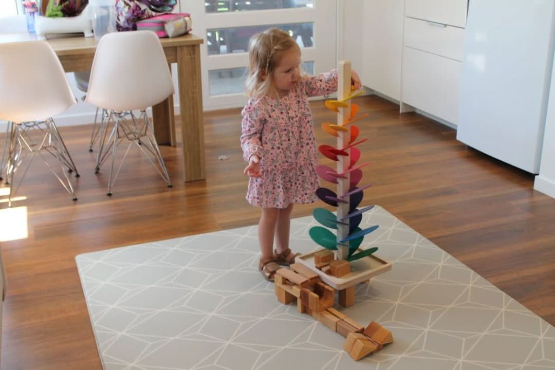 Muzikaal Klankboom van Hout – Leerzaam Spel met Marmergeluiden