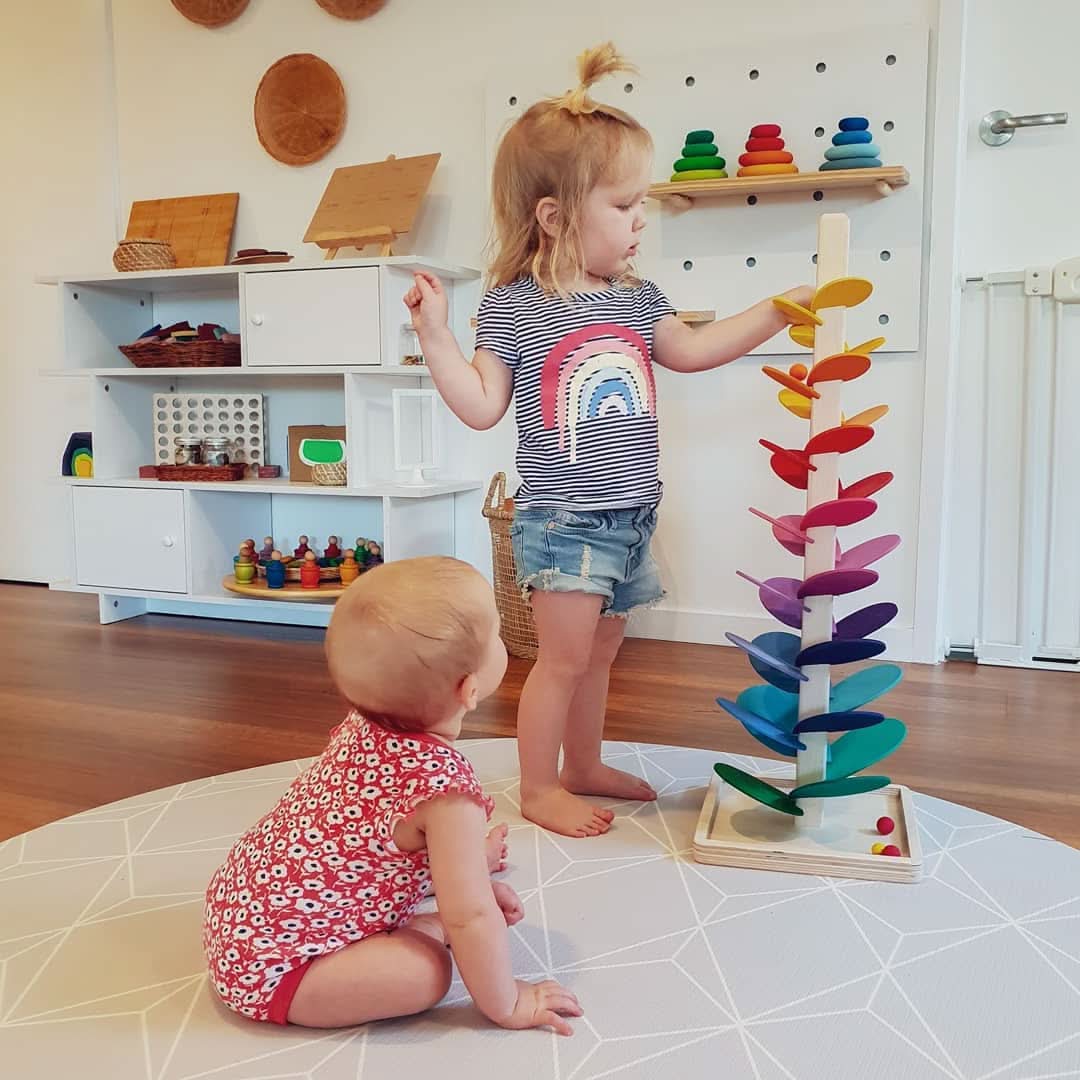Muzikaal Klankboom van Hout – Leerzaam Spel met Marmergeluiden