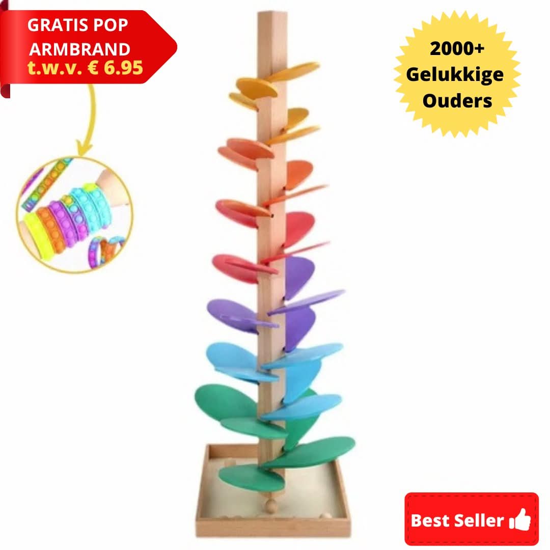 Muzikaal Klankboom van Hout – Leerzaam Spel met Marmergeluiden