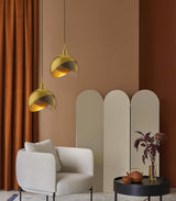 Moderne Gouden Glazen Hanglamp – Elegante Rookglas & Verstelbare Hanghoogte