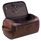 Premium Leren Toilettas voor Reizigers