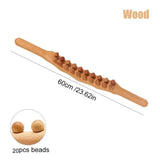 WOOLEASE – Gua Sha Massagestok van Natuurlijk Hout