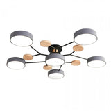 NordicGlow | Vertakte LED-plafondlamp in Scandi-stijl
