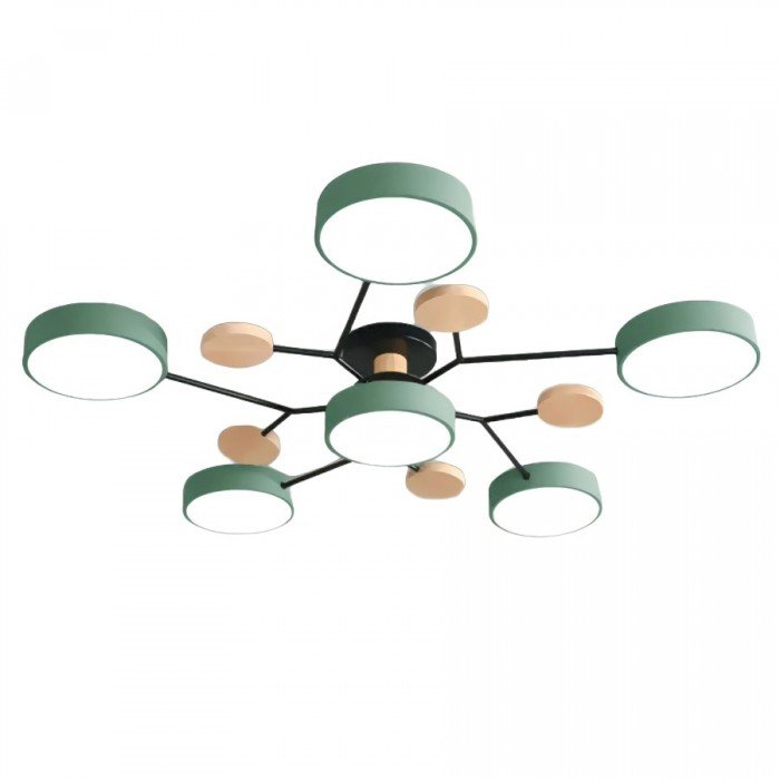 NordicGlow | Vertakte LED-plafondlamp in Scandi-stijl