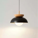 Noordse Halfhouten Hanglamp – Minimalistische Scandinavische Elegant