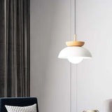 Noordse Halfhouten Hanglamp – Minimalistische Scandinavische Elegant