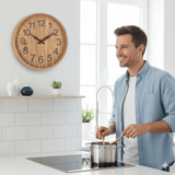 Houten Klok – Natuurlijke Charme voor uw Huis – 30 cm, stil en stijlvol