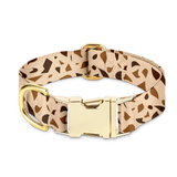 Hondenhalsband met gouden accenten – GoldenTerra