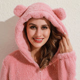 Dames Onesie Jumpsuit | Fleece Overalls | Schmusi