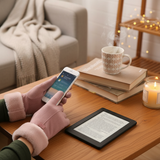 Warme waterdichte winterhandschoenen – touchscreen, gevoerd met fleece voor vrouwen