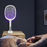 PestZap Oplaadbare Insectenverdelger – 2-in-1 Racket & Staande Lamp