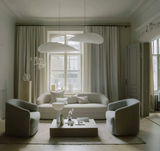 Elegant Zijden Plafondlamp | Uniek Ontwerp