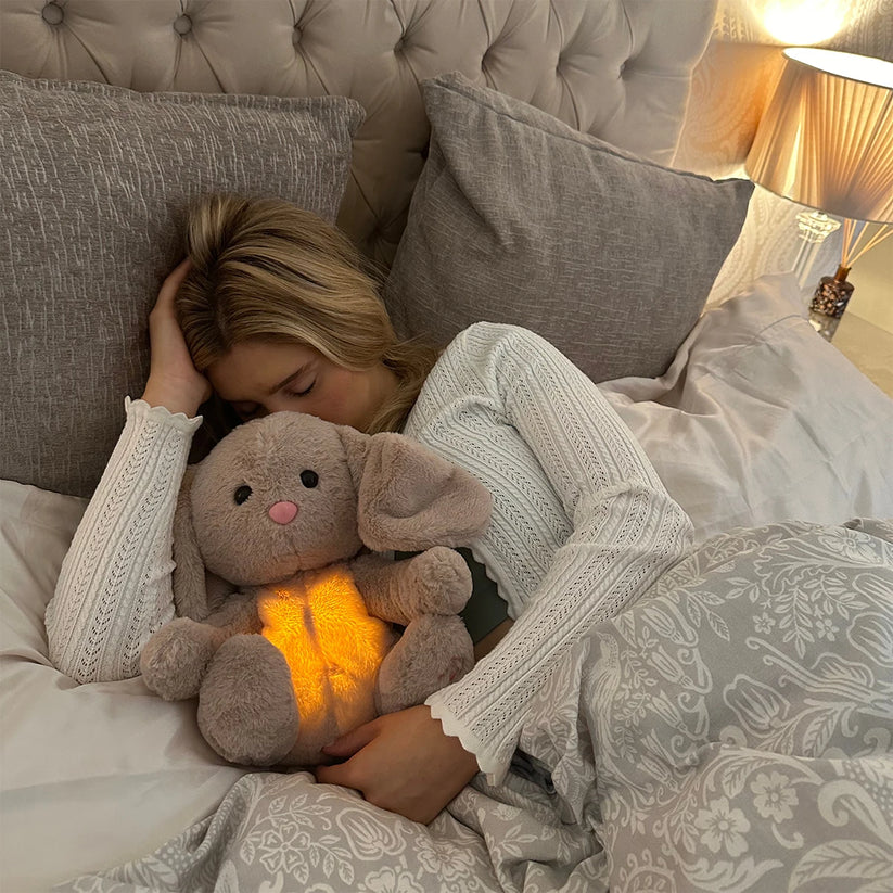 Stressverlichtende Pluche met Ademhaling & Nachtlampje - Kalmerend