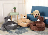 Pluizig Teddybeer Huisdierenbed | Comfort & Veiligheid