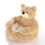 Pluizig Teddybeer Huisdierenbed | Comfort & Veiligheid